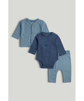 MOTHERCARE žaketas, smėlinukas ir kelnės, AX37001, 86 cm