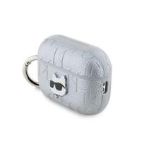 Karl Lagerfeld PU Embossed Choupette Case for AirPods Pro 2 / Silver