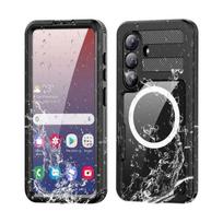 Waterproof case SHELLBOX MARS with metal ring for SAMSUNG S26, black