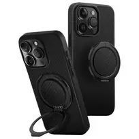 uniq keva Air iPhone 16 Pro 6.3" Magclick Charging Case, black|carbon black