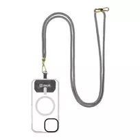 Obal:Me NeckTag Allure Rope for Mobile Phone - Dark Grey