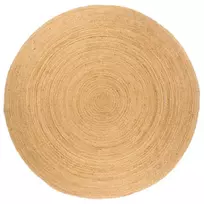 Kilimas, pintas džiutas, 180cm, apskritas