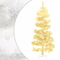 Kalėdų eglutė su stovu, balta, 150cm, PVC, spiralės formos