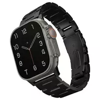 uniq osta Apple Watch band 42|44|45|49mm Series 1|2|3|4|5|6|7|8|SE|SE2|Ultra Stainless Steel black|midnight black