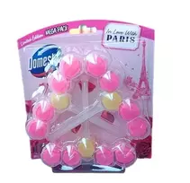 WC valiklis-gaiviklis DOMESTOS In Love With Paris, 3x50 g