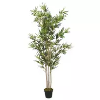 Dirbtinis bambukas, žalios spalvos, 200cm, 1380 lapų
