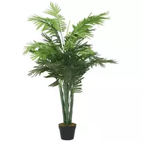 Dirbtinė palmė, žalios spalvos, 80cm, 18 lapų