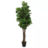 Dirbtinis lyralapis fikusas, žalios spalvos, 80cm, 96 lapai