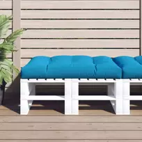 Paletės pagalvėlė, mėlynos spalvos, 120x80x12cm, audinys