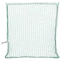 Priekabos tinklas su elastine virve, žalias, 4x4m, PP