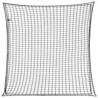 Priekabos tinklas su elastine virve, juodas, 4x4m, PP