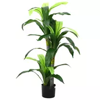 Dirbtinis dracenos medis, žalios spalvos, 120cm, 36 lapai