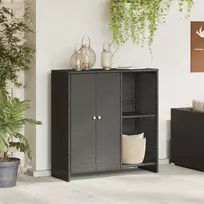 Oppbevaringsskap su lentyna Juoda 100 x 36 x 102 cm Ratanas