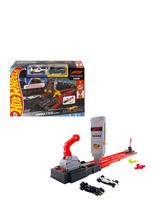 Hot Wheels - City Racing Formula 1 Grid Start Track Set & 2 Die-Cast F1 Cars In 1:64 Scale - Lenktynių trasos - Marga / raštuota