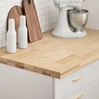 virtuvės stalviršis 100x63,5x4 cm ąžuolo masyvo stačiakampis