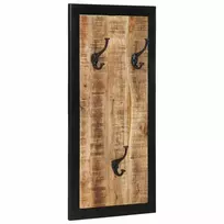 paltų kabykla 40x2x80 cm Tvirtas neapdorotos medienos mangas