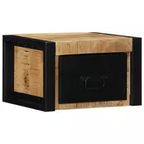 Spintelė prie lovos 40x35x25 cm Tvirtas neapdorotas medis Mango