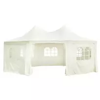 Sodo palapinės užuolaida | Kreminė 6 x 4.5 x 3 m audinys