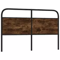 Pakaitinis galvūgalis, dūminio ąžuolo spalvos, 160 cm, plienas ir mediena