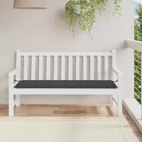 Sodo suoliuko pagalvėlė, juodos spalvos, 150x50x4cm, audinys