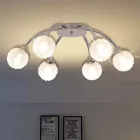 Lubų šviestuvas su 6 LED lemputėmis G9, 240 W