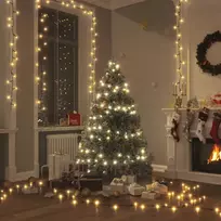 Kalėdų eglutės girlianda su 150 LED lempučių, 150cm