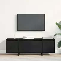 Televizoriaus spintelė Juodas ąžuolas 120 x 30 x 40,5 cm