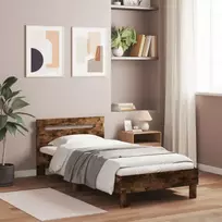 Lovos rėmas be čiužinio su galvūgaliu, ąžuolo, 100x200cm
