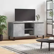 Televizoriaus spintelė, betono pilka, 104x35x50cm, mediena