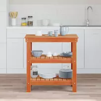 Darbastalis Vaško ruda 78,5 x 50 x 80 cm Kietos pušies mediena