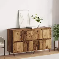 Šoninės lentynos 2 pcs Sena mediena