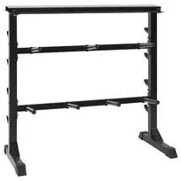 Hantelių stovas Juoda 99 x 45 x 95,5 cm