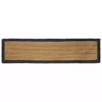 Zoninės kiliminės dangos Tamsiai pilka 60 x 250 cm Džiutas