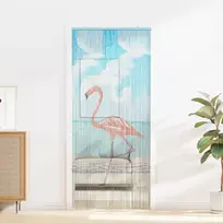Kenkėjų Durų Užuolaida multicolor 200 x 90 cm Bambukas