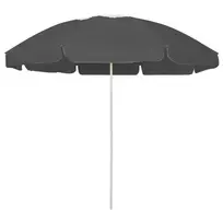Paplūdimio skėtis nuo saulės, antracito spalvos, 240cm