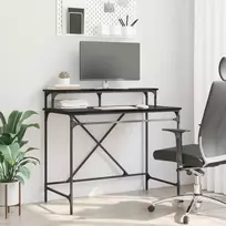 Stalas Juodas ąžuolas 100 x 50 x 90 cm Apdirbta mediena