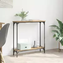 Konsolinis stalas Amatininkų ąžuolas 75 x 22,5 x 75 cm