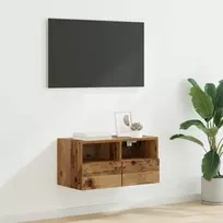 TV sieninė spintelė Senovinis medis 60 x 30 x 30 cm