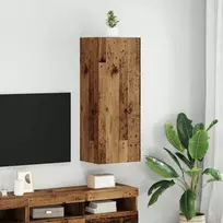 TV sieninė spintelė Senovinis medis 40,5 x 30 x 102 cm