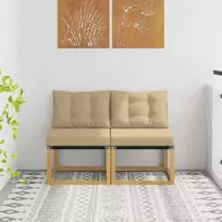 2 Vienetas Lauko Vidurinis Sofa