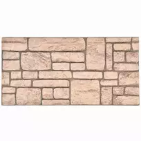 Sienų plokštės 10 pcs Smėlio 100 x 50 cm EPS putos