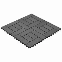 Terasinė Plytelė 22 pcs Pilka 30 x 30 cm MPK