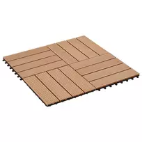 Terasinė Plytelė 22 pcs Tikmedis 30 x 30 cm MPK