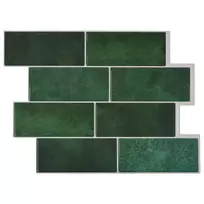 Metro plytelė 20 pcs Tamsiai žalia 29 x 21 cm