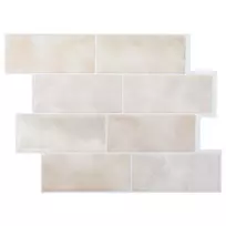 Metro plytelė 20 pcs Šviesiai ruda marmuro 29 x 21 cm