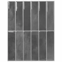 Stačiakampė plytelė 50 pcs Pilka 29 x 23 x 0,08 cm