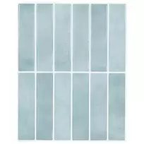 Stačiakampė plytelė 20 pcs Pilkai žalia 29 x 23 x 0,08 cm