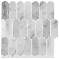 Pūkuota plytelė 20 pcs Pilkas marmuras 30 x 30 cm