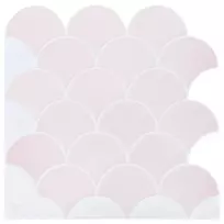 Žuvies žvynų plytelė 50 pcs Šviesiai rožinė 30 x 30 cm