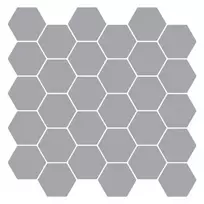 Heksagoninė plytelė 50 pcs Pilka 30 x 30 cm Poliuretanas ir PET